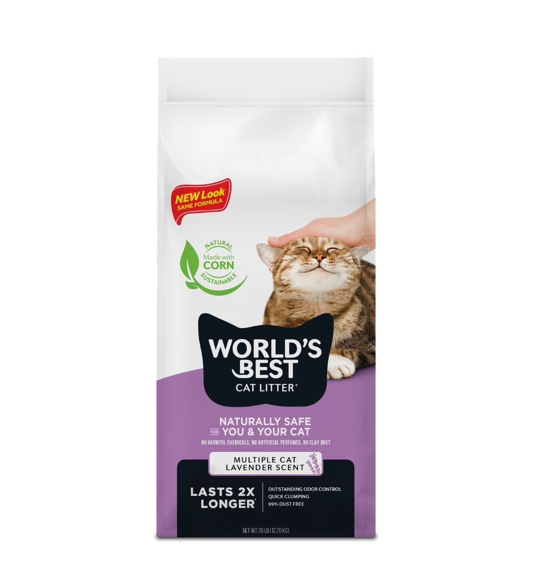 World's Best Cat Litter - Scented Multi Cat Formula | 12.70kg