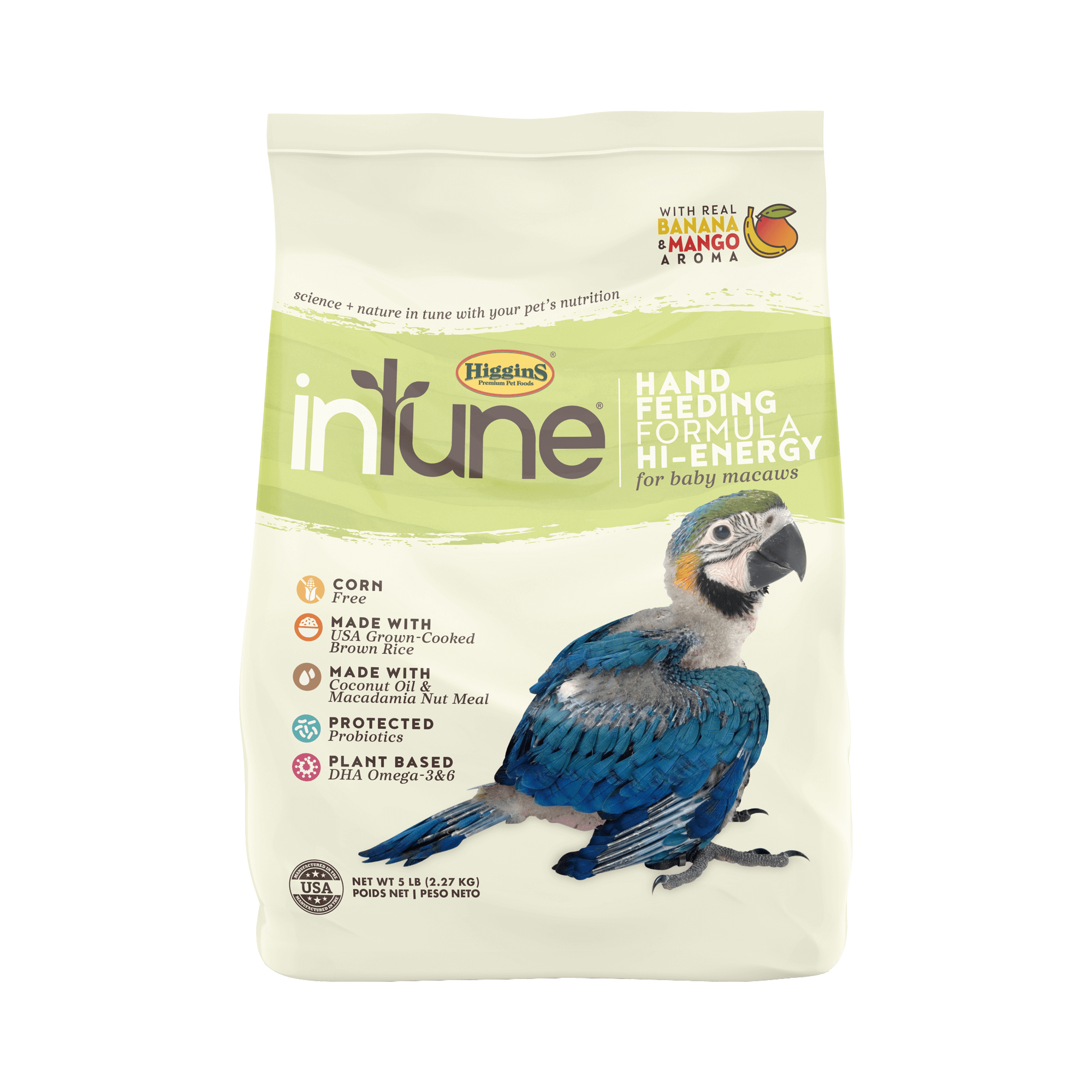 InTune Natural - Handfeeding Formula Hi Energy | 2.27kg
