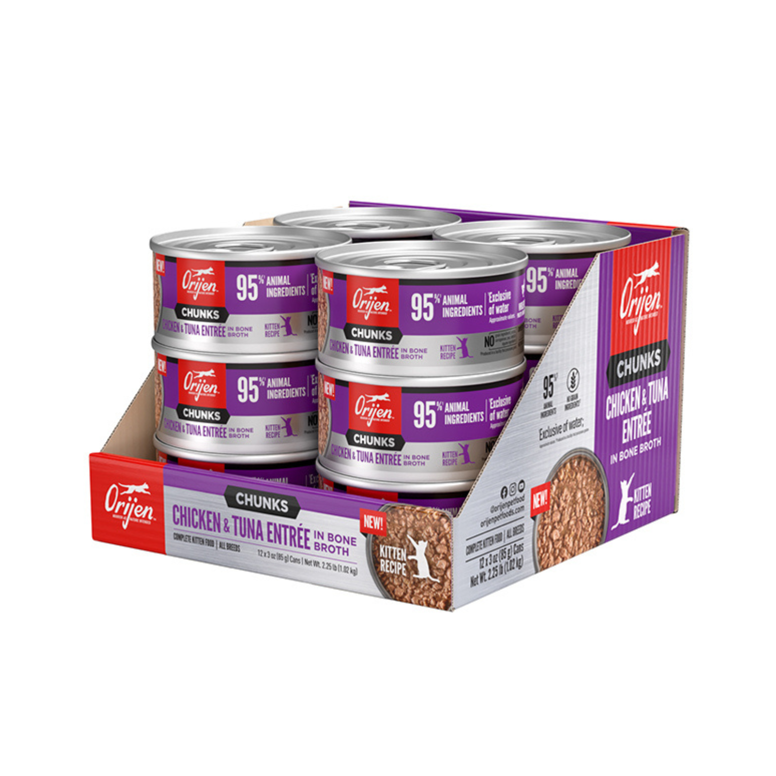 Orijen Kitten Chicken & Tuna Entrée | 85g x 24